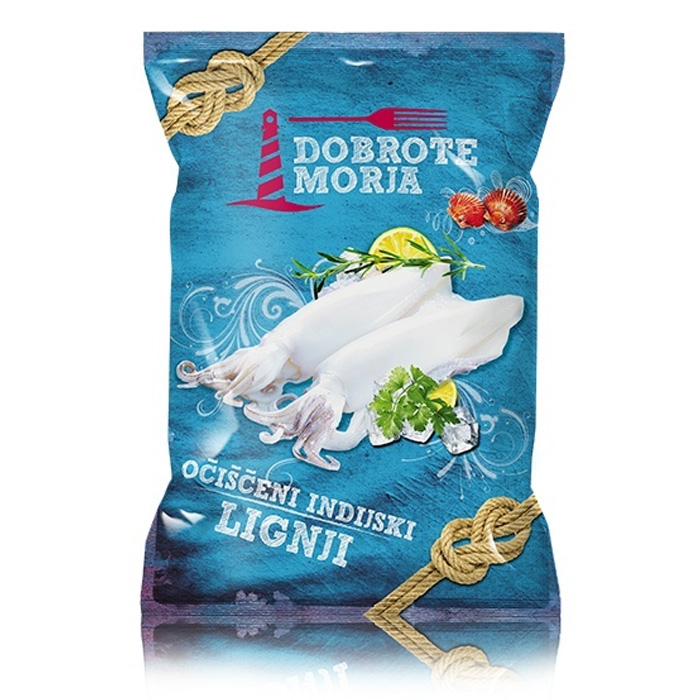 Lignje indijske oč. 20-40 1kg DM smrz.