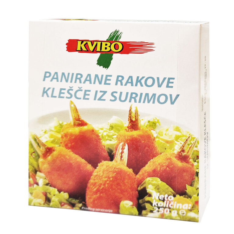 Pohana rakova kliješta (surimi) 250g smrz.