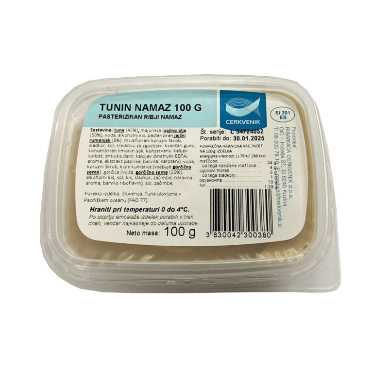 Tunin namaz, 100 g