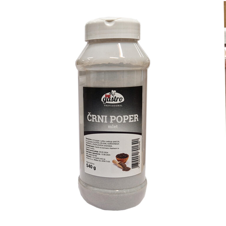 Crni papar mljeveni TopGastro 540g