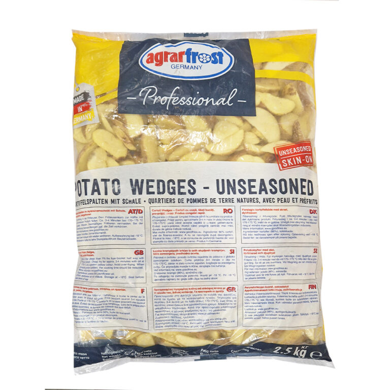 Wedges (kriške) s kožom AFP 2,5kg smrz.