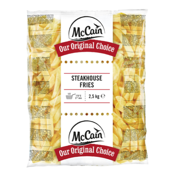 Steak fries Steakhouse McCain 2,5kg smrz.