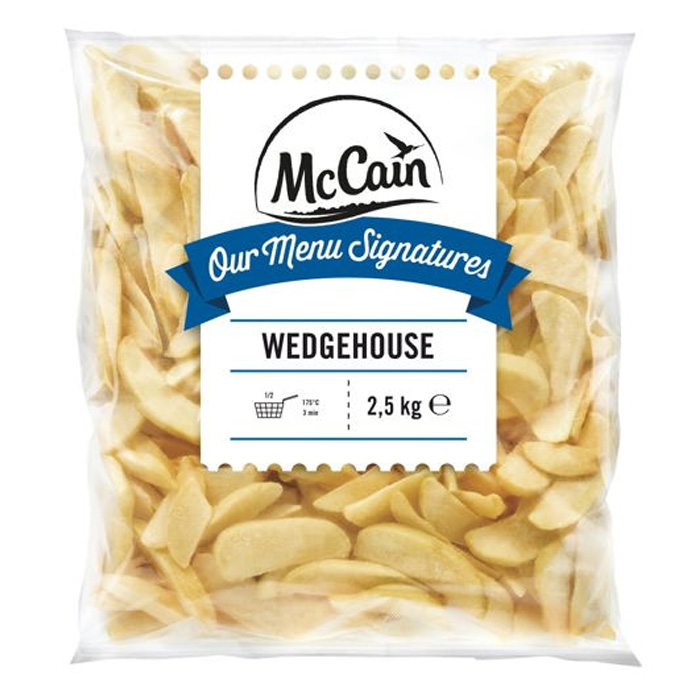 Wedges (kriške) bez kože McCain 2,5kg