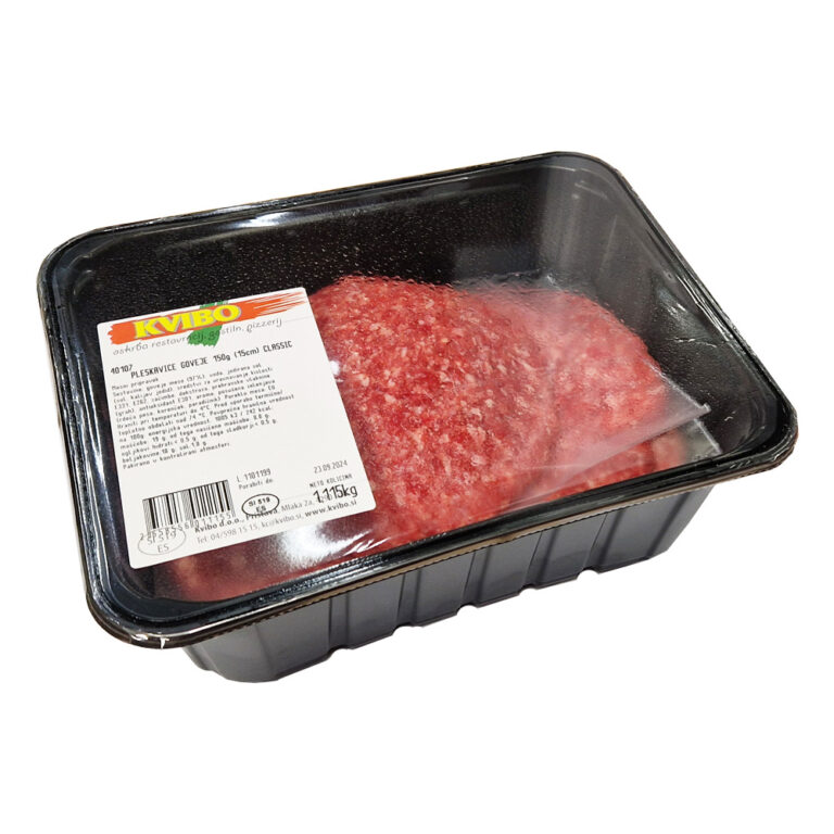 Pljeskavice juneće 150g (15cm) Classic