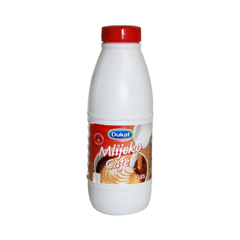 Mlijeko UHT 3,8% m.m. Cafe Dukat 12x1L