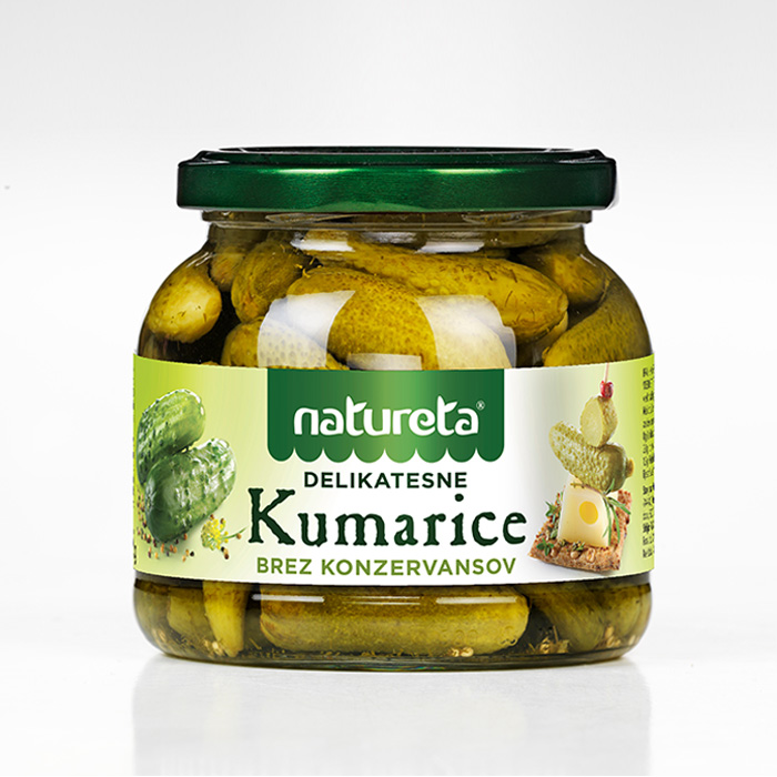 Krastavci delikatesne Natureta 530g