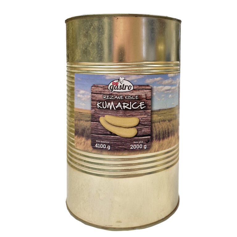 Krastavci rezani TopGastro 4,1kg