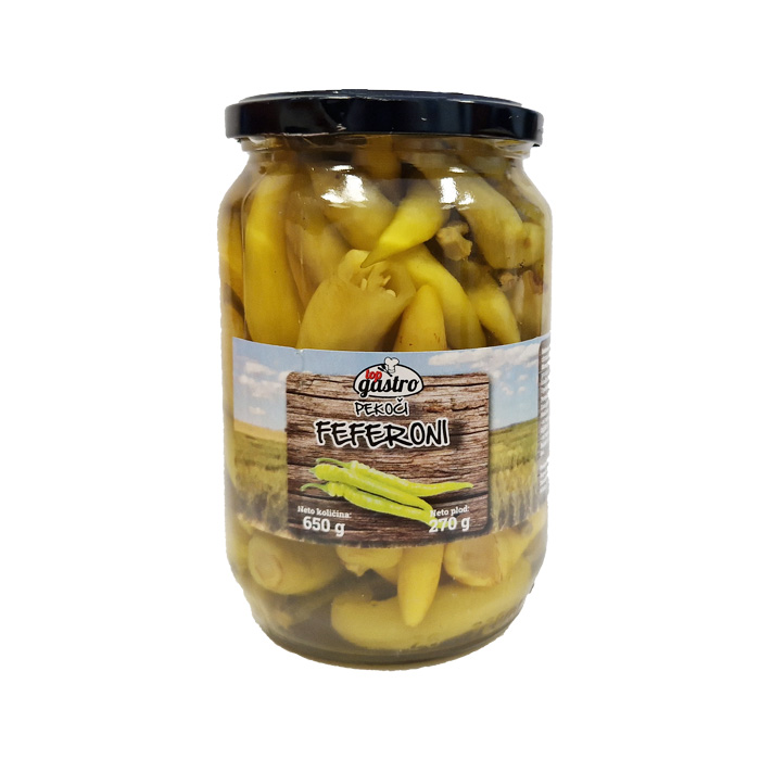 Feferoni ljuti TopGastro 650g