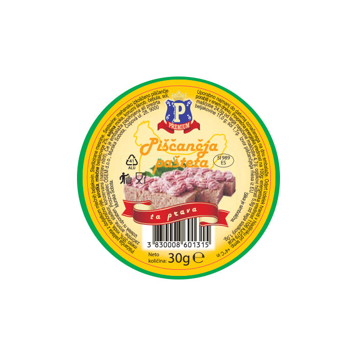 Pašteta pileća 40x30g