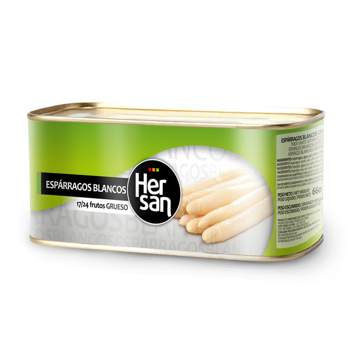 Šparoge bijele 17-24 Hersan 660g