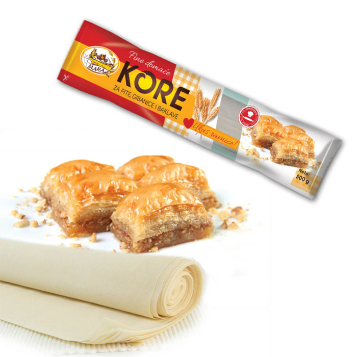 Tijesto vučeno 500g smrz.