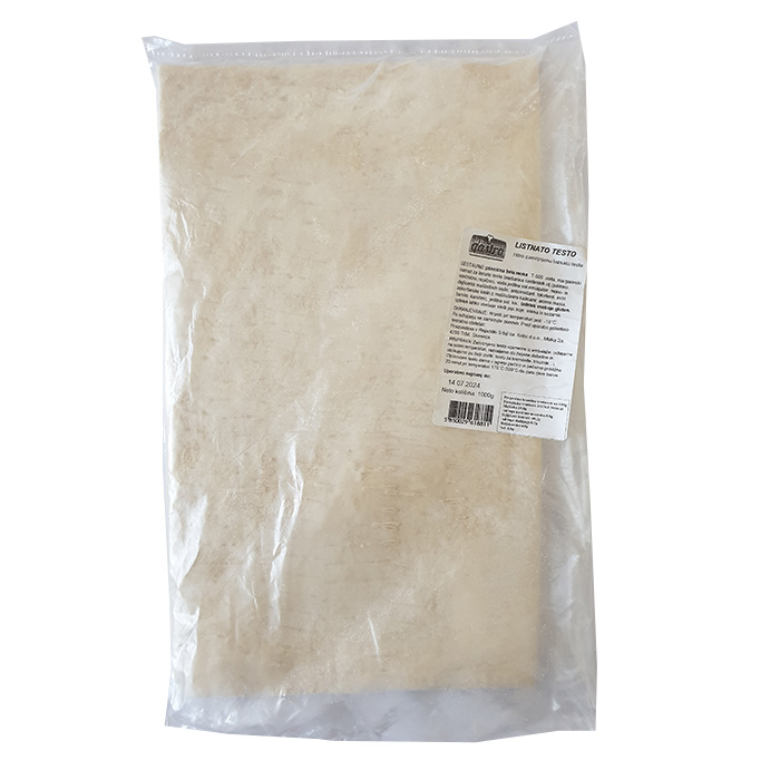 Tijesto lisnato 1kg smrz.