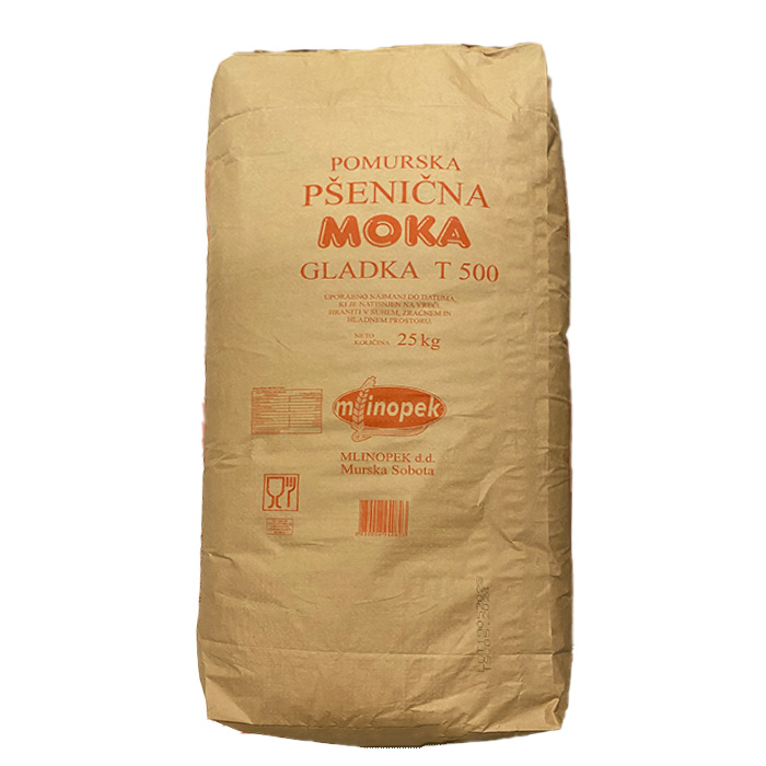 Brašno pšeni. T-500 Mlinopek 25kg