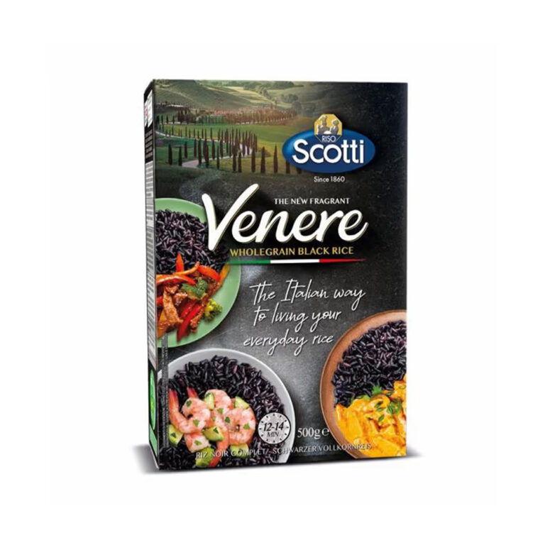 Riža crna polunozrnata Venere Scotti 500g