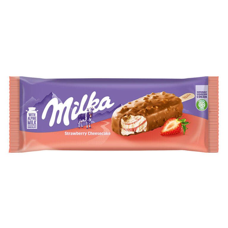 Slad. Štapić Milka cheesecake jagoda 20x